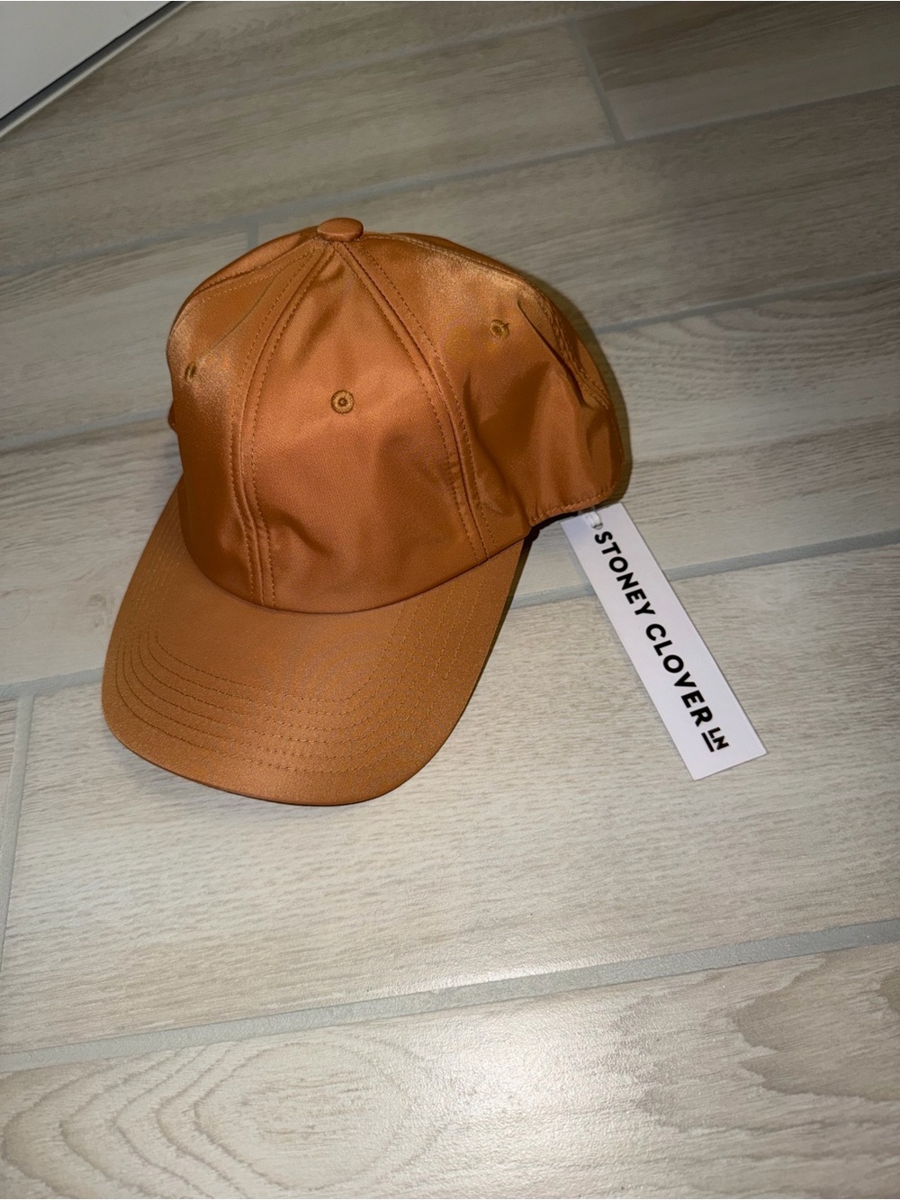 Stoney Clover Nylon Baseball Cap in Brown